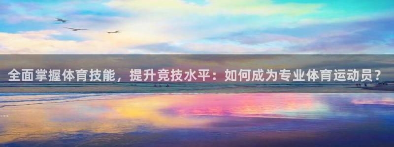 球速体育：全面掌握体育技能，提升竞技水平：如何成为专业体育运动员？